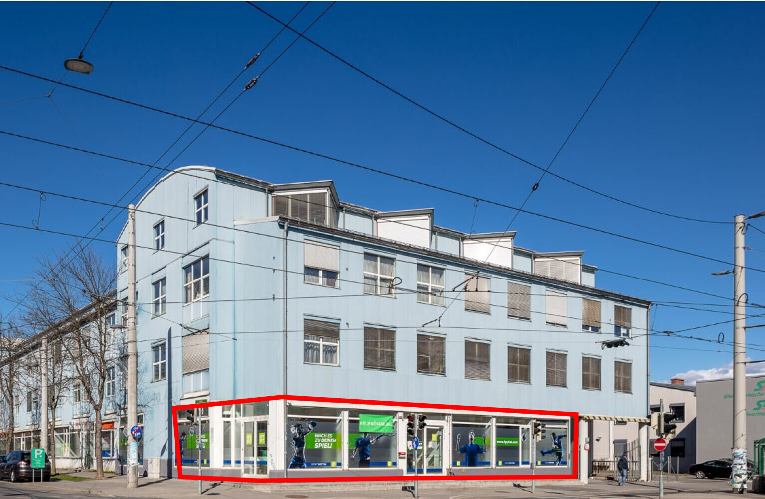 Repräsentatives Ecklokal in Top-Lage nahe Grazer Hauptbahnhof - vielseitig nutzbar - zu mieten!