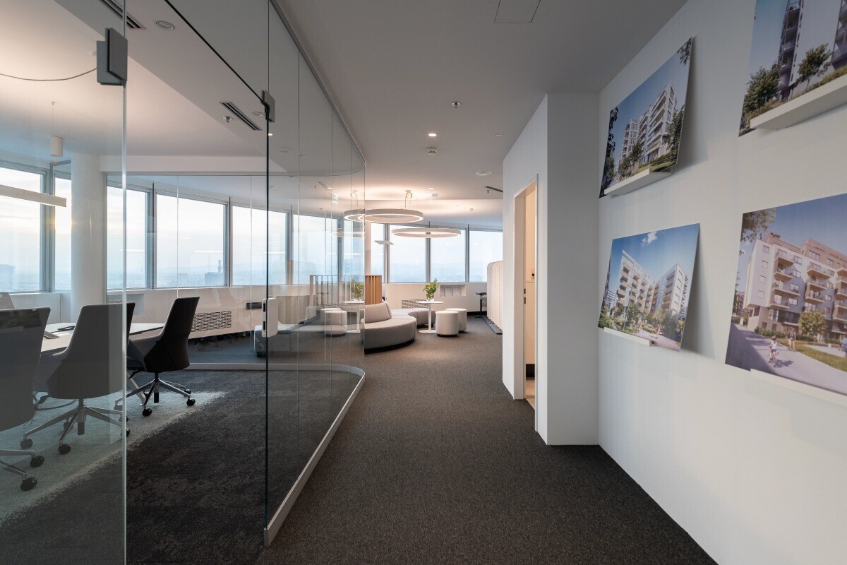 Offices for rent in the Millennium Tower, 1200 Vienna