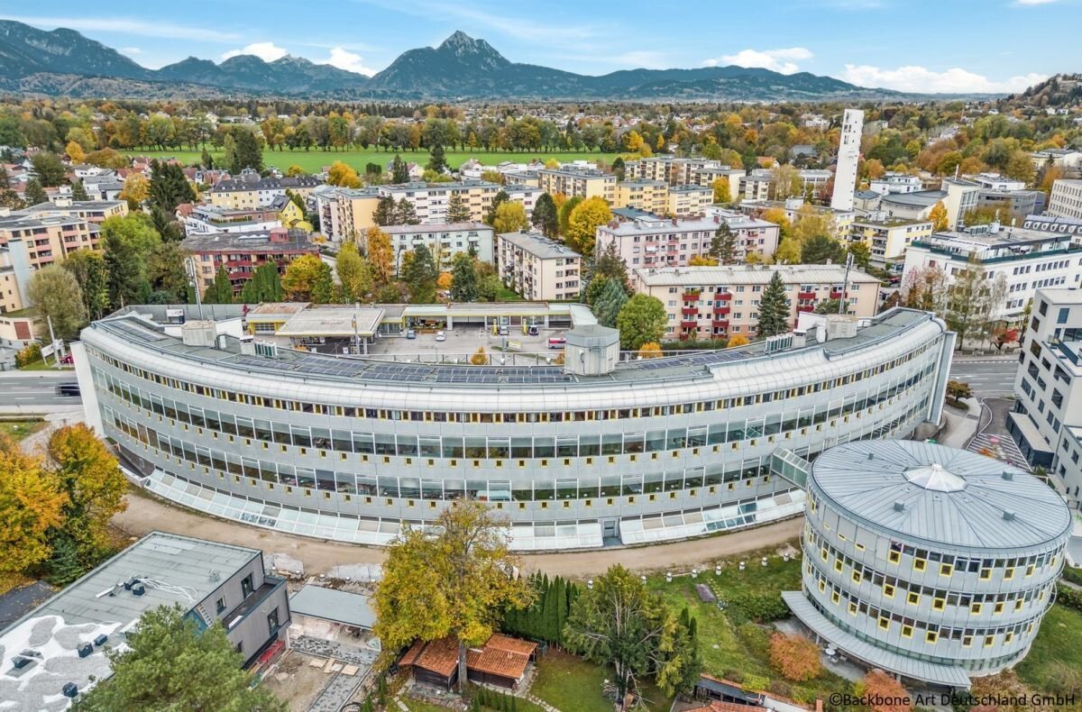 Markantes Bürogebäude an der Alpenstraße zur Miete