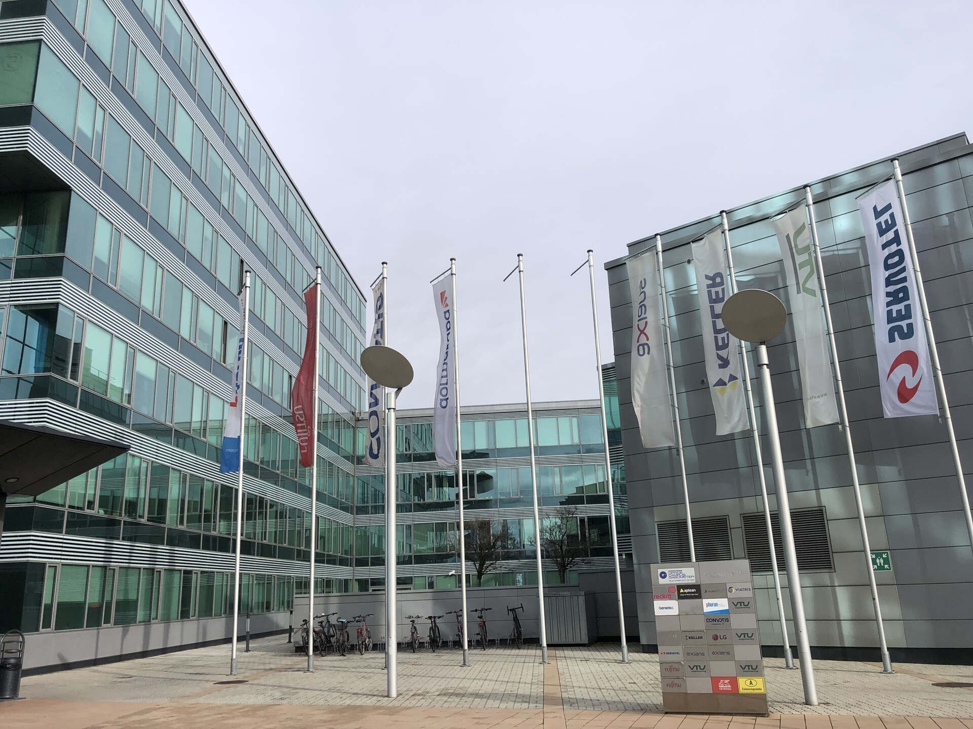 Modern offices in the Office Campus Gasometer, 1110 Vienna