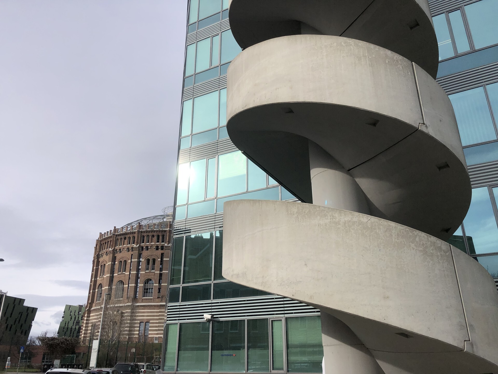 Modern offices in the Office Campus Gasometer, 1110 Vienna