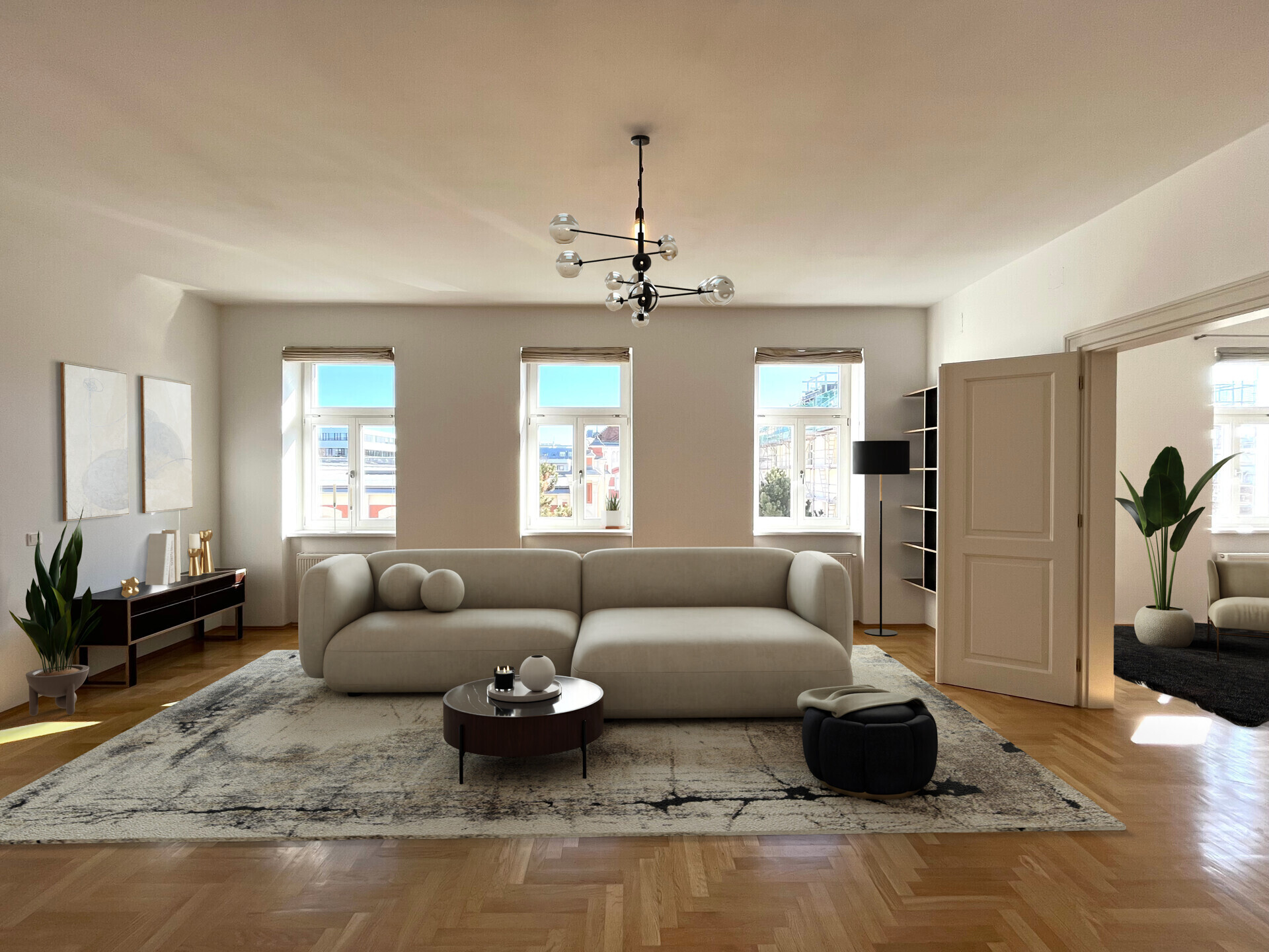 Wunderschöne 5 Zimmer Altbauwohnung mit Freifläche in 1140 Wien
