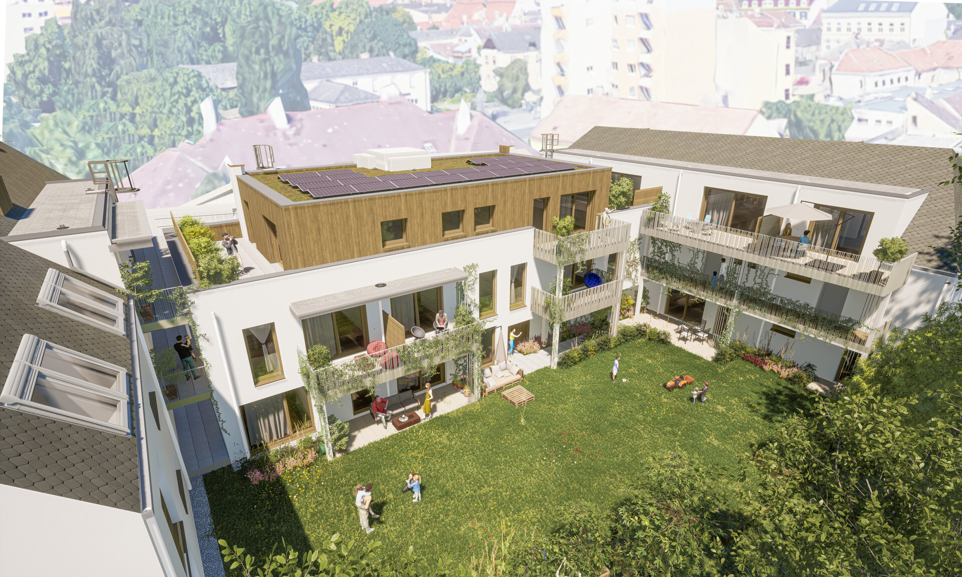 Maisonette-Wohnung mit Gartenanteil in Ruhelage - nachhaltig Wohnen im Grünen - zu kaufen in 2340 Mödling