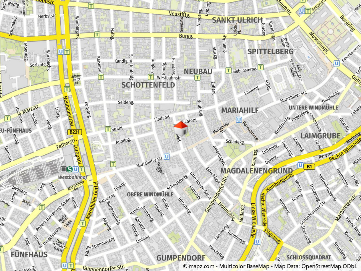 Garagenplatz in ausgezeichneter Lage - Andreasgasse, 1070 Wien - zu mieten